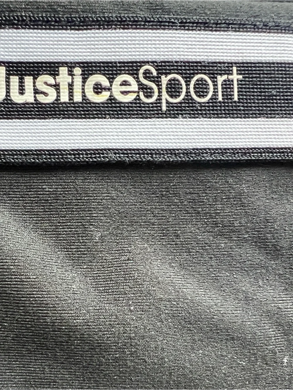 Justice black girls pants 7/8